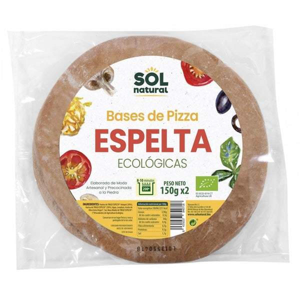 BASE PIZZA ESPELTA BIO. 300GR. (SOL)