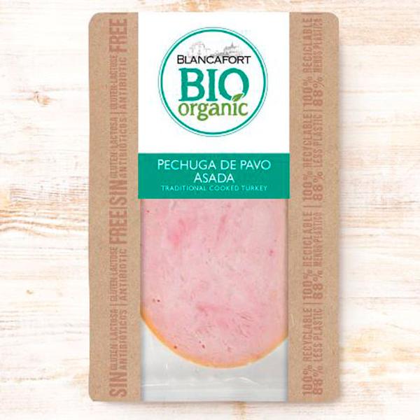 PECHUGA PAVO BIO SIN GLUTEN NI LACTOSA 80GR BLANCAFORT