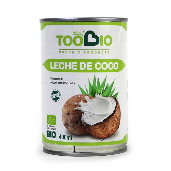 LECHE COCO SIN GLUTEN BIO LATA 400ML (TOO BIO)