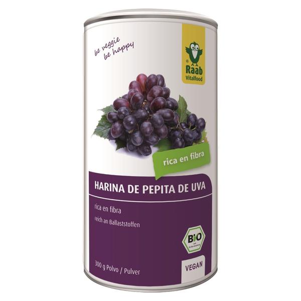 HARINA PEPITA UVA BIO BOTE 300G (RAAB)