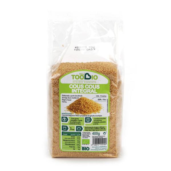 CUSCUS INTEGRAL BIO 400GR (TOO BIO)