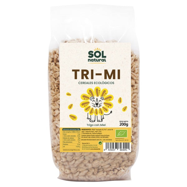 TRI MI (TRIGO HINCH. C/MIEL) BIO 200GR (SOL)