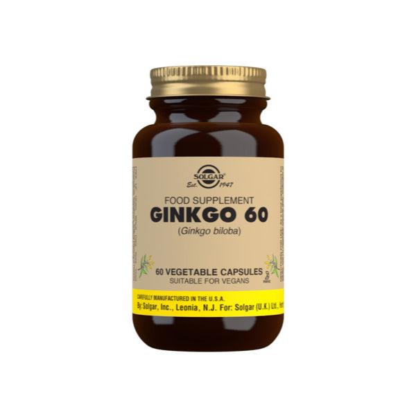 GINKGO 60 CAPSULAS (SOLGAR)