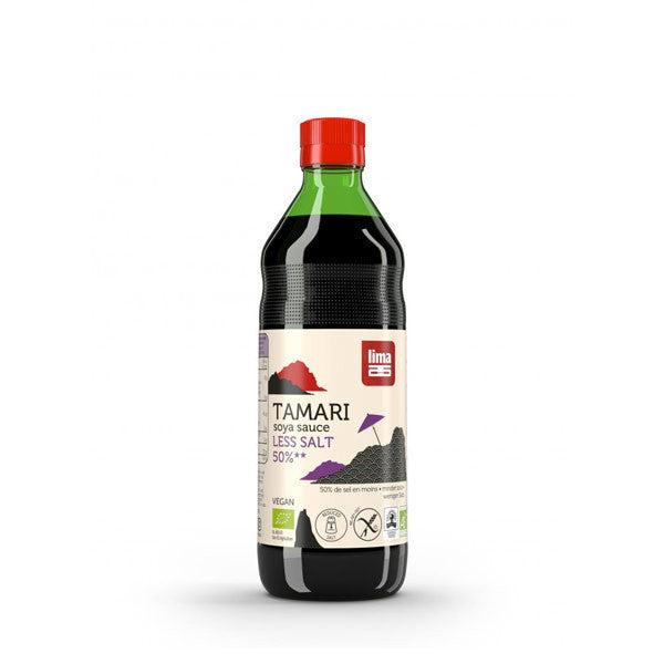 TAMARI BIO 50% BAJO EN SAL SIN GLUTEN 250ML (LIMA)