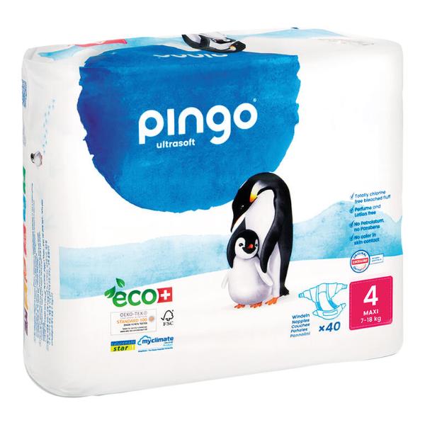 PAÑALES T4 7-18KG BIO 40UDS (PINGO)