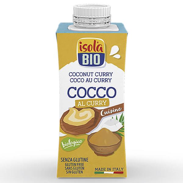 CREMA COCINA COCO CURRY BIO 200 ML (ISOLA)
