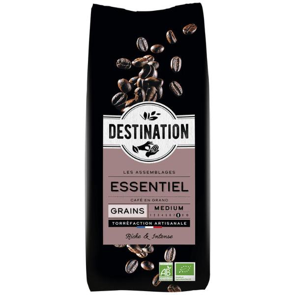 CAFE ESSENTIEL GRANO ARABICA+ROBUSTA BIO 1 KG (DESTINATION)