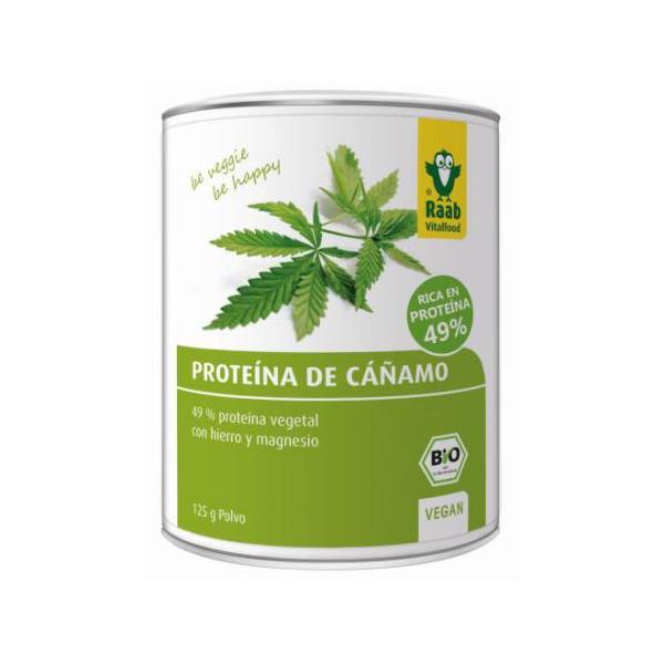 PROTEINA (49%) CAÑAMO BIO. 125GR RAAB