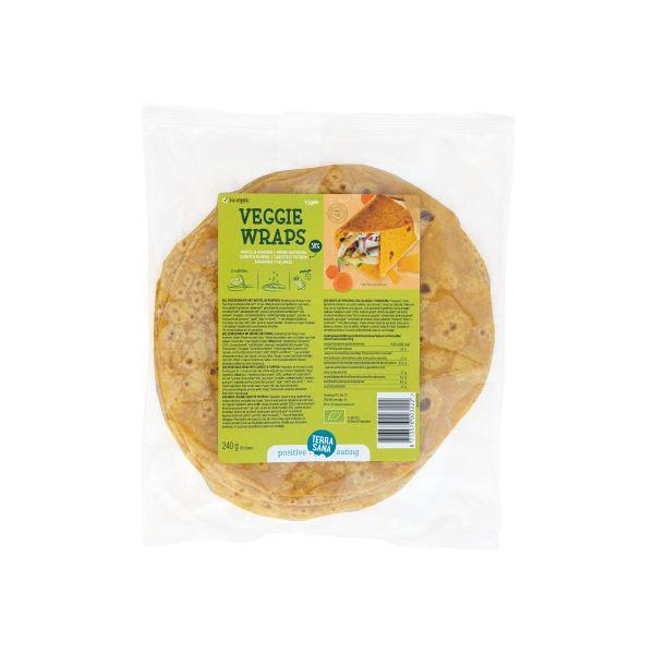 WRAPS BIO VERDURA CALABAZA ZANAHORIA (6 UDS) 240 GR TERRASANA