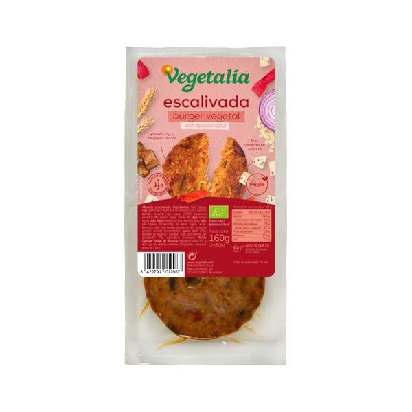 VEGEBURGER ESCALIVADA Y QUESO AZUL BIO 160GR (VEGETALIA)