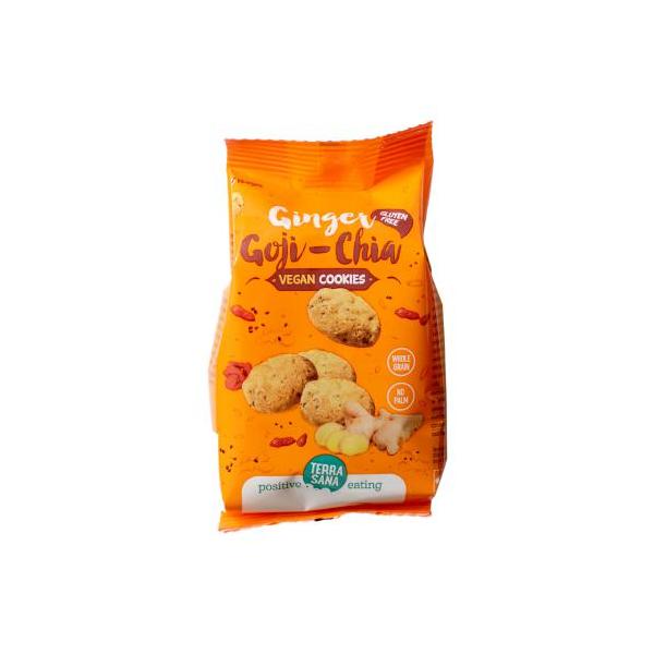 COOKIES JENG.CHIA.GOJI S/GL. BIO 150G (TERRA.)