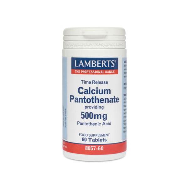 PANTOTENATO CALCIO 500MG.(VITAMINA B-5) 60TAB.