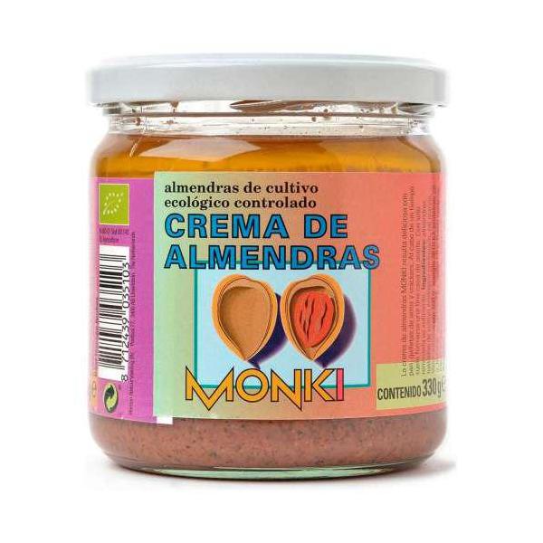 CREMA ALMENDRAS BIO 330GR (MONKI)