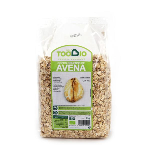 COPOS AVENA GRUESO INTEGRAL BIO 1KG (TOO BIO)