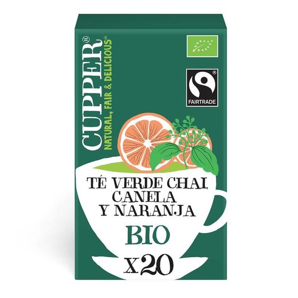 TE CHAI VERDE BIO 20 FILTROS 35 G CUPPER