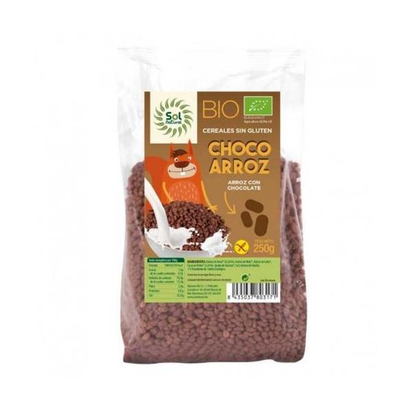 CHOCO ARROZ HINCH.S/GLUT.BIO 250G (SOL)