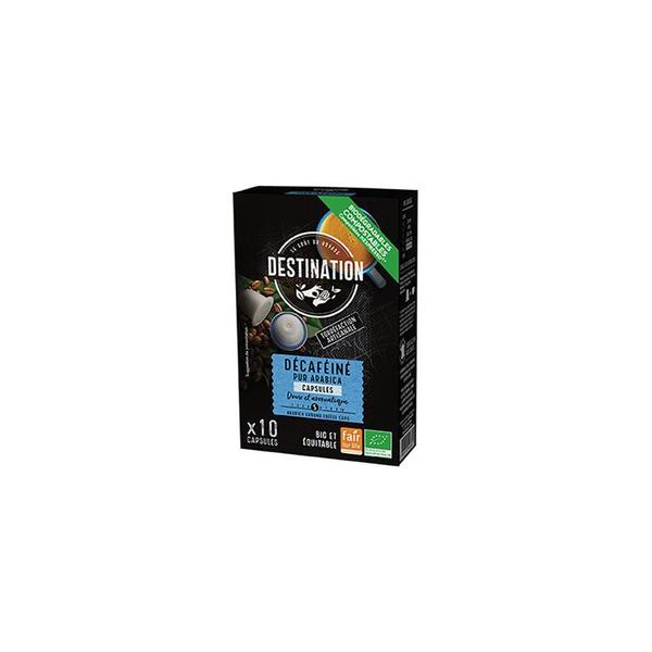 CAPSULAS CAFE PUR ARABICA DESCAFEINADO BIO 55G (DESTINATION)