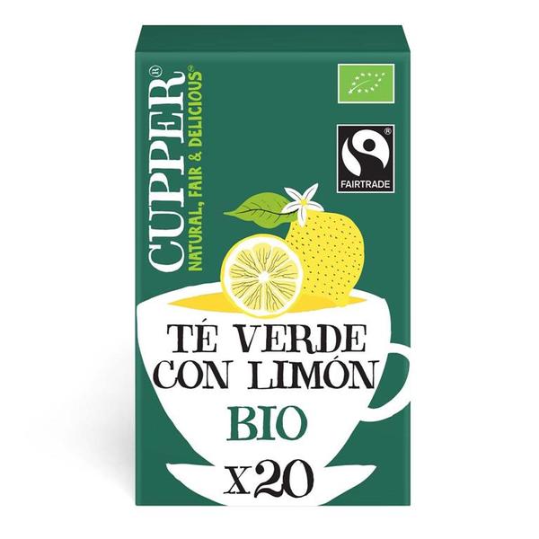 TE VERDE LIMON BIO 20 FILTROS 35 G CUPPER