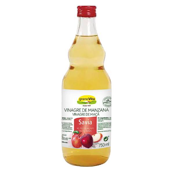 VINAGRE DE MANZANA SIN FILTRAR 750ML  NO-BIO (GRANOVITA)