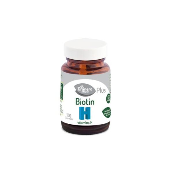 BIOTIN (BIOTINA VITAMINA H) 100 COMPRIMIDOS  310MG (GRANERO)