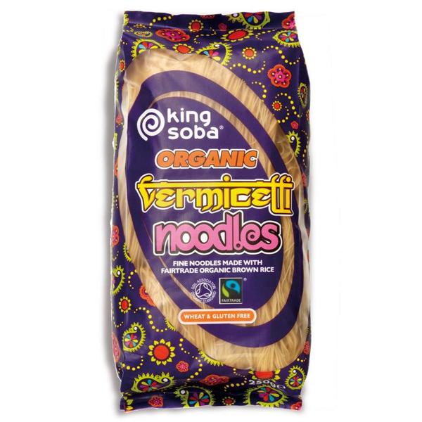 FIDEOS VERMICELLI ARROZ INTEGRAL BIO 250G (KING SOBA)