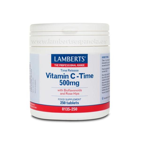 VITAMINA C (Liberación Sostenida) 500MG.250TAB.