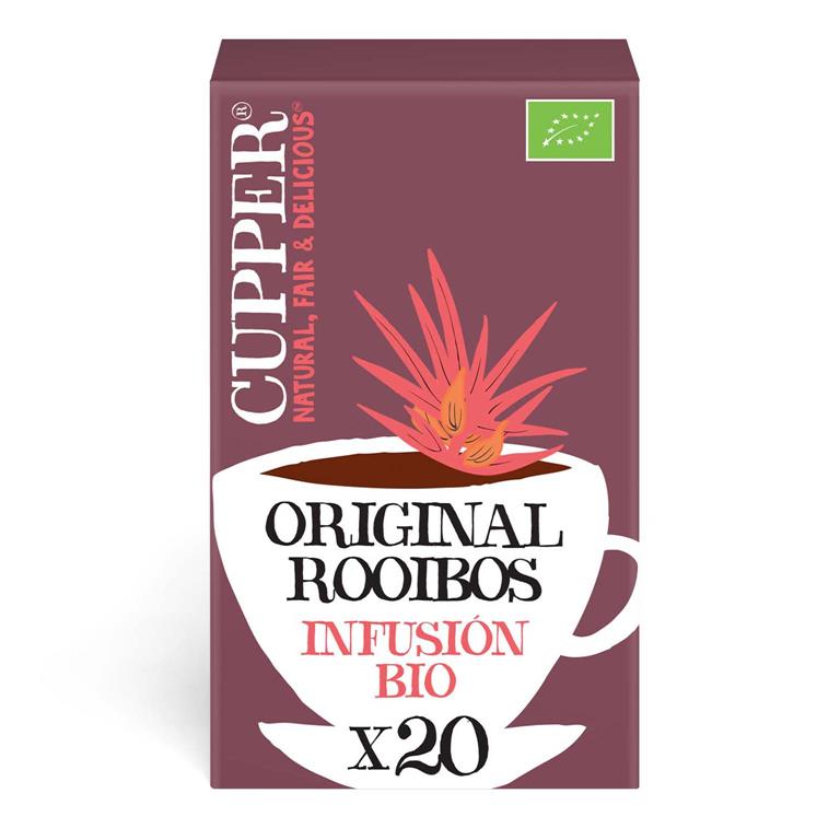INFUSION JUST ROOIBOS BIO 20 FILTROS 40G CUPPER