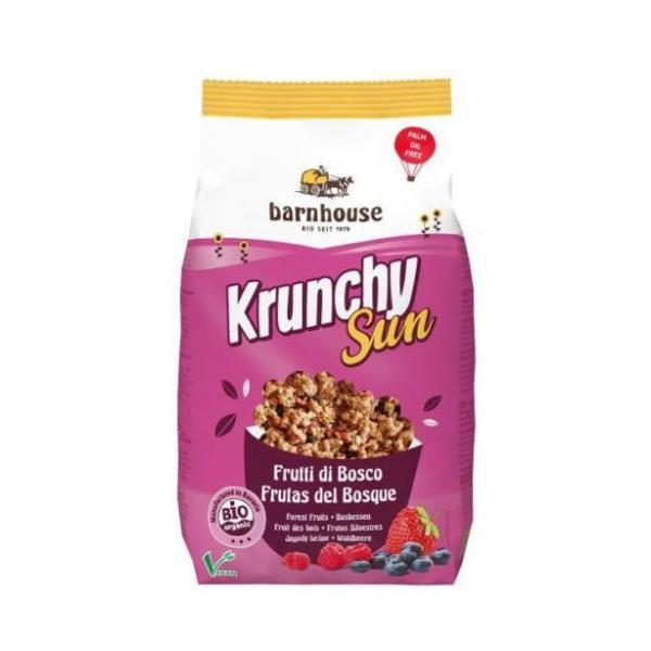 CRUNCHY SUN FRUTOS BOSQUE SIN AZUCAR BIO 375GR (BARNHOUSE)