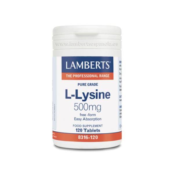 L-LISINA 1000MG 120 TABLETAS (LAMBERTS)