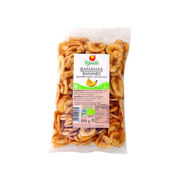 BANANA CHIPS BIO.250GR. (VEGET.)