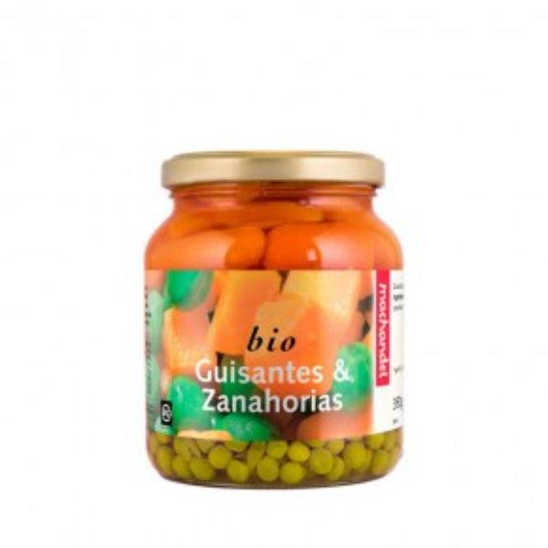 GUISANTES Y ZANAHORIAS BIO 350G (MACHANDEL)