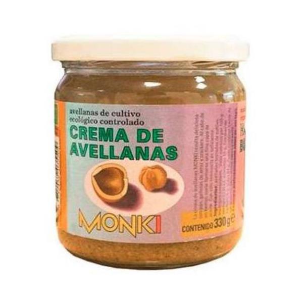 CREMA AVELLANAS BIO 330GR (MONKI)