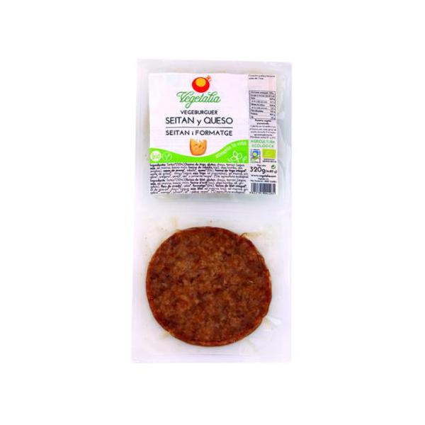 VEGEBURGER QUESO Y SEITAN (4UND) BIO 320GR (VEGETALIA)