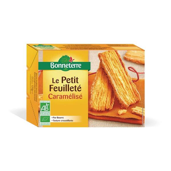 GALLETAS CARAMELIZADAS BIO 120G LA PETIT FEUILLETE (BONNET)