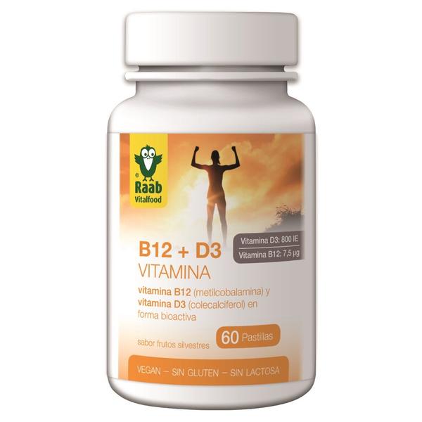 VITAMINA B12-D3  60 COMP. 1.5G (RAAB)