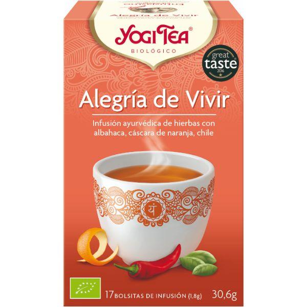 YOGI TEA ALEGRIA DE VIVIR  BIO 17 BOLSAS 30,6GR