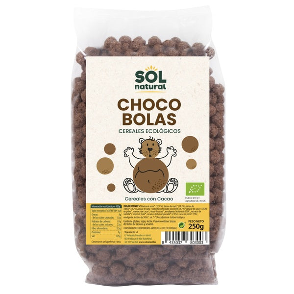 CHOCO BOLAS CHOCOLATE BIO 250GR (SOL)