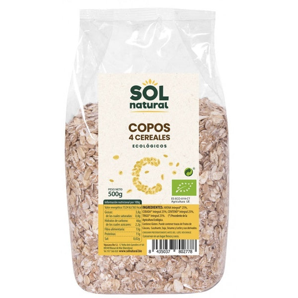 COPOS 4 CEREALES BIO 500G.(SOL)