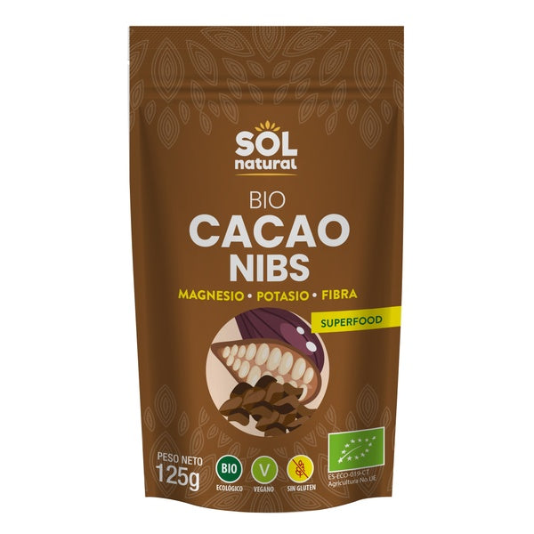 CACAO NIBS CRUDO RAW BIO 125G