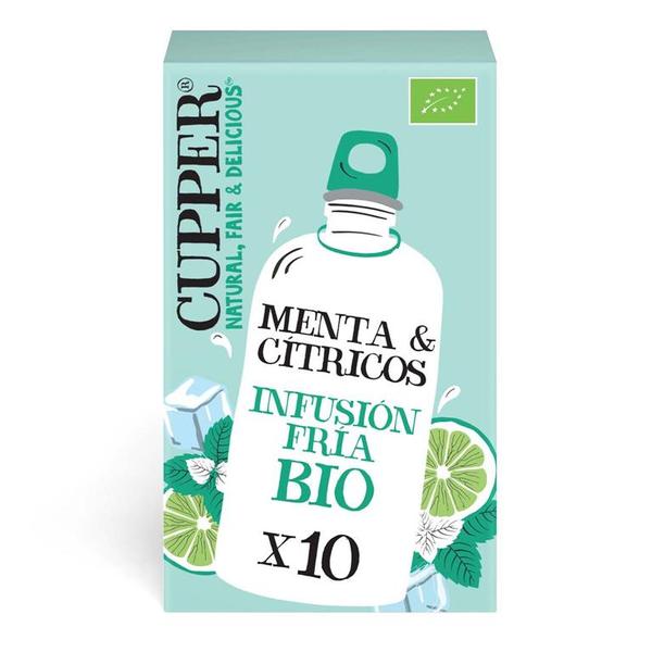 INFUSION FRIA MENTA,CITRICOS BIO 10 FILTROS 27G CUPPER