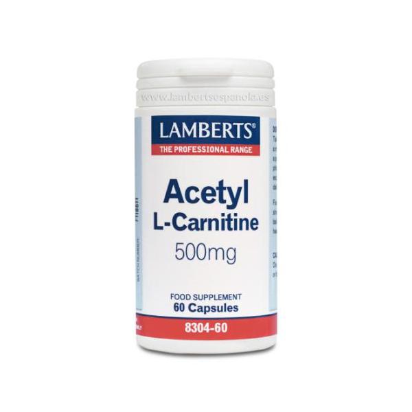 L-ACETIL CARNITINA 60CAP. 500MG.