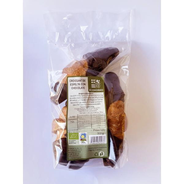 CROISSANT ESPELTA CHOCOLATE BIO 350GR (ECOHORNO)