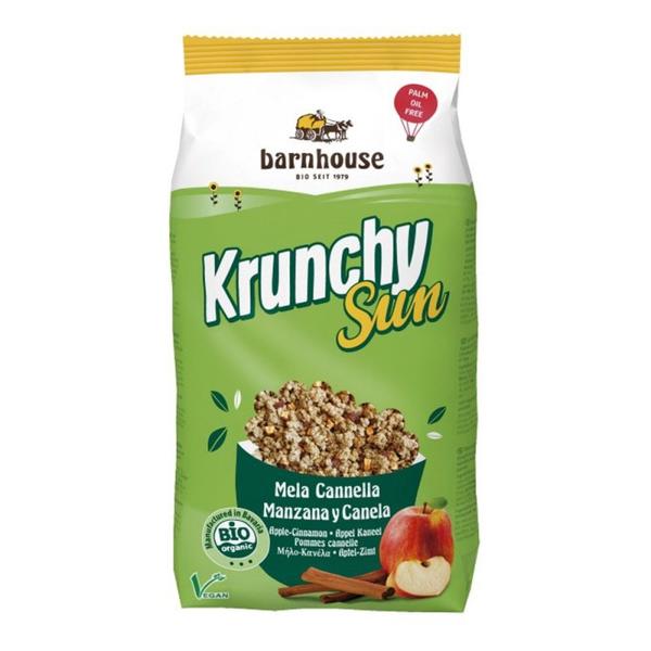 CRUNCHY SUN MANZANA CANELA BIO 750GR (BARNHOUSE)