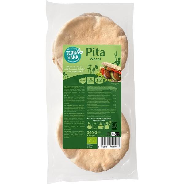 PITAS TRIGO BIO 8 UDS 560 GR (TERRASANA)