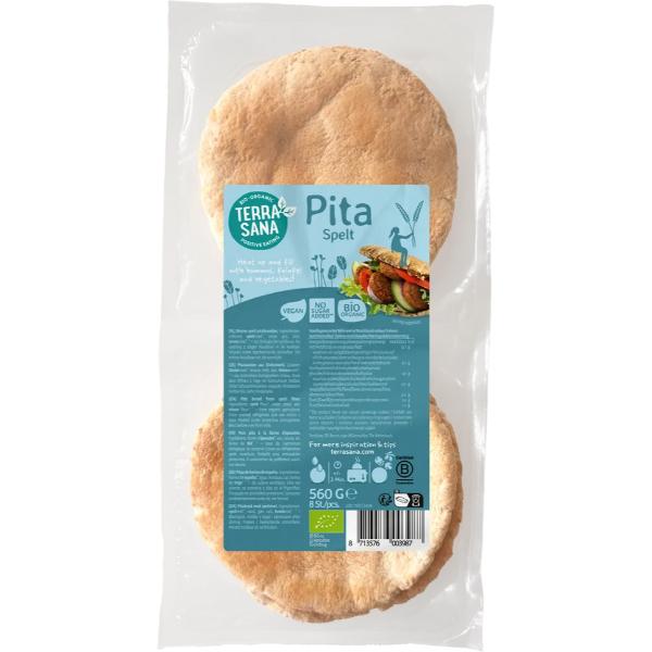 PITAS ESPELTA BIO 8 UDS 560 GR (TERRASANA)