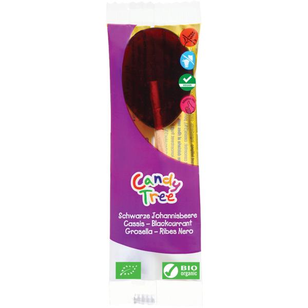 PIRULETA PLANA DE GROSELLA BIO 13GR (CANDY TREE)