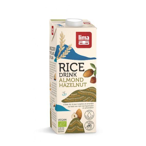 BEBIDA ARROZ ALMENDRA AVELLANA BIO 1L (LIMA)