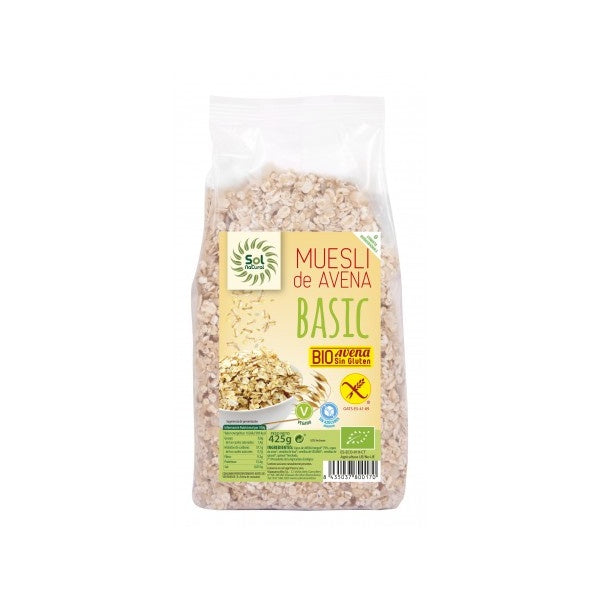 MUESLI AVENA BASIC BIO S/GL.425 G