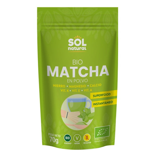 MATCHA POLVO BIO 70G DOYPACK (SOLNAT.)