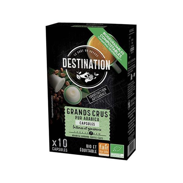 CAPSULAS CAFE PUR ARABICA GRANDS CRUS BIO 55G (DESTINATION)